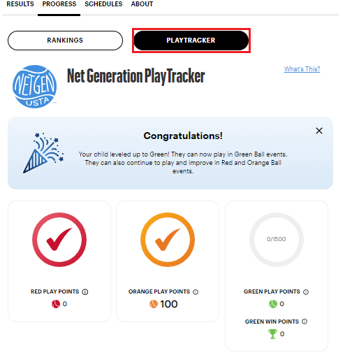 How to View PlayTracker Points USTA Online Help Center