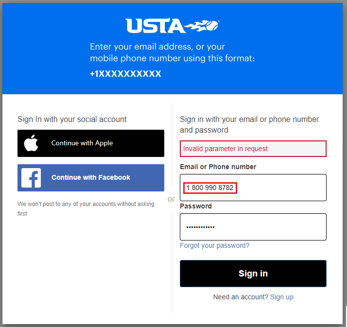 USTA Account Troubleshooting Tips – USTA Online Help Center