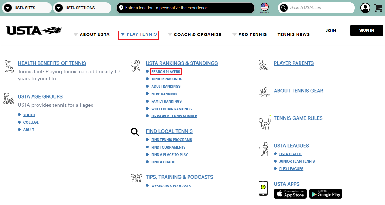 How to Check Tournament Rankings USTA Online Help Center