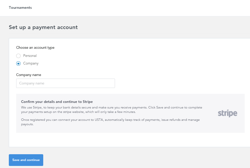 Connecting To Stripe Express for Tournaments – USTA Online Help Center