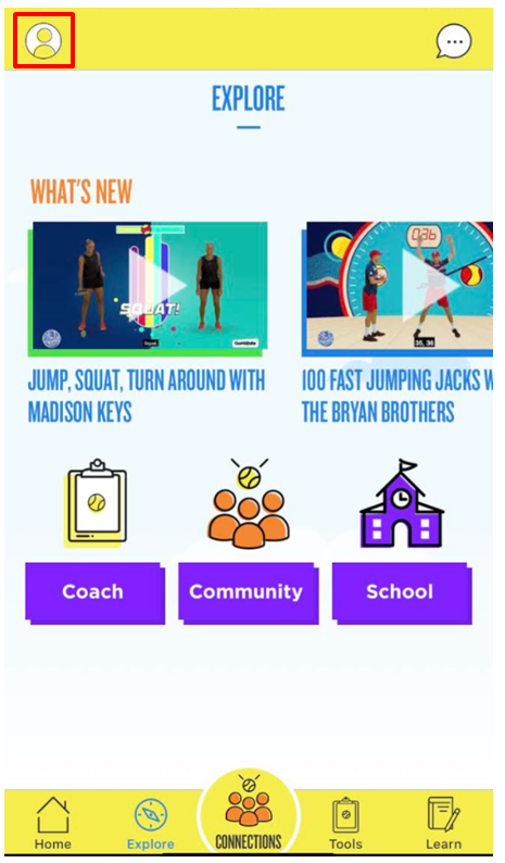 Managing Connections Through The Coach Profile In The Net Generation App Usta Online Help Center