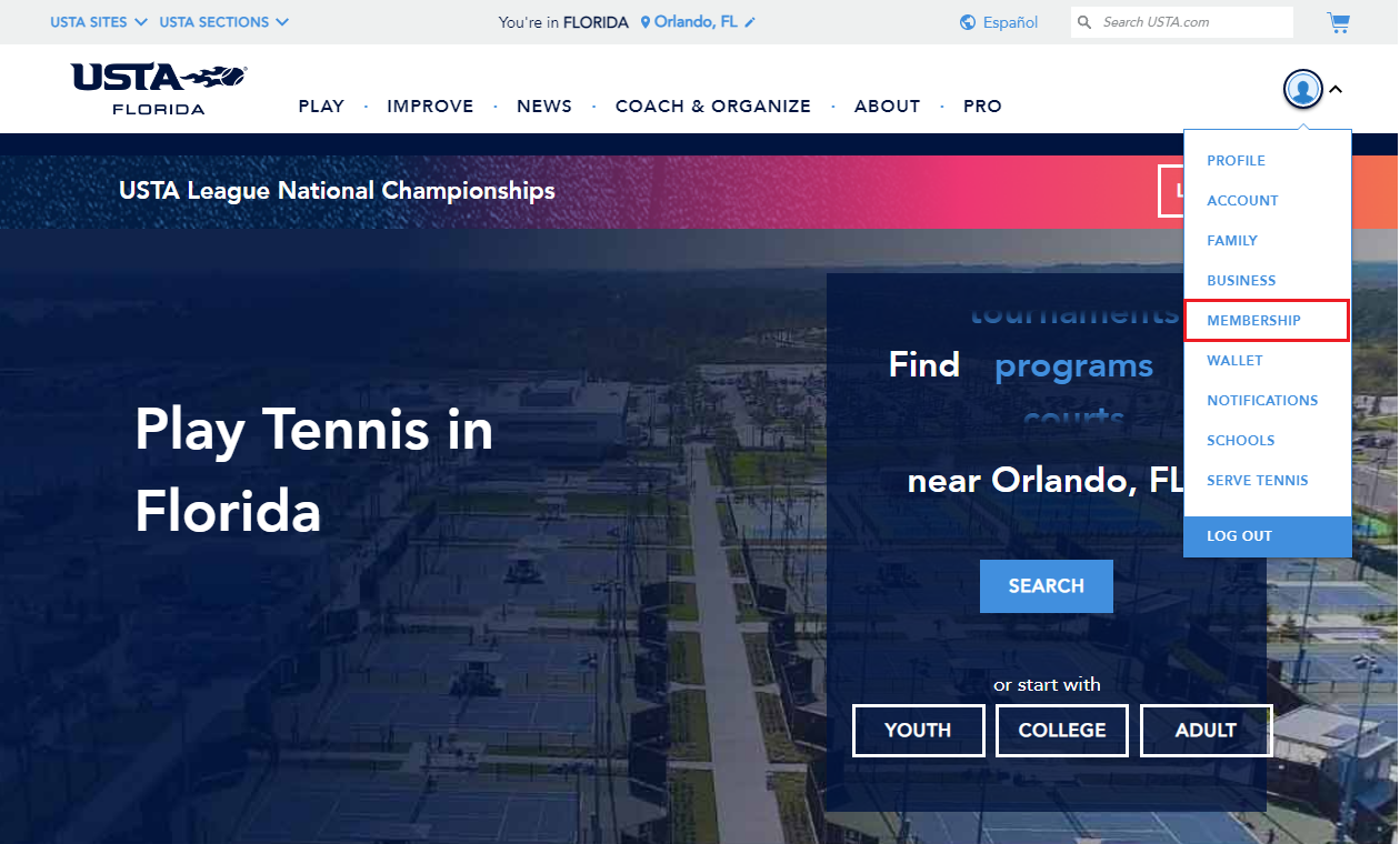 How to View Your Organization's Membership Certificate USTA Online